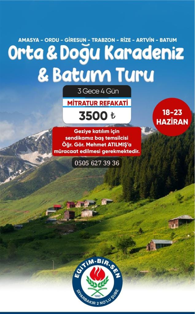 Orta-Doğu Karadeniz -Batum Turu